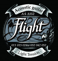 Струны для акустической гитары Flight AS1152 Super Light
