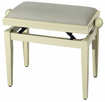 Банкетка для фортепиано Ivory highgloss / beige seat GEWApure F900.566