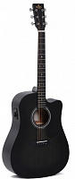 Электроакустическая гитара  Sigma Guitars DMCE-BKB