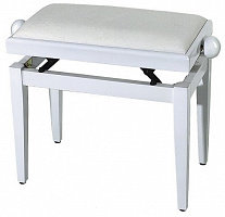 Банкетка для фортепиано White highgloss / white seat GEWApure F900.567